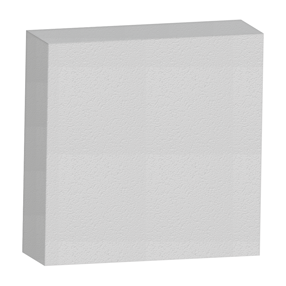 Bloco de EPS Laminado 1F Comprimento 1000MM, Largura 1000MM, Espessura 90MM