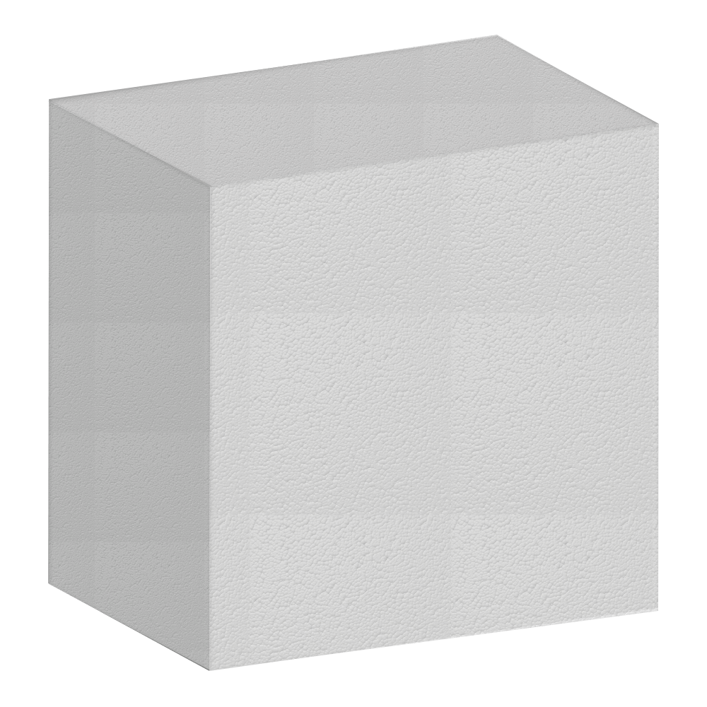 Bloco de EPS Laminado 1F Comprimento 1000MM, Largura 1000MM, Espessura 200MM