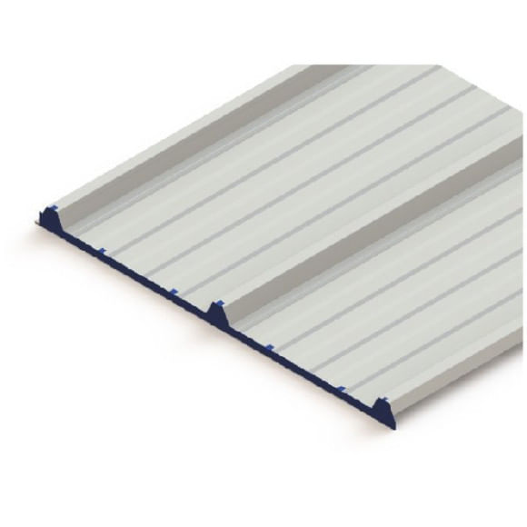 Acabamento Frontal em Aço para Isotelha Trapezoidal Telha Térmica Sanduíche 30mm - Pç. 1MT