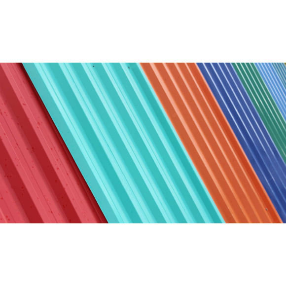 Tapume Metálico para fechamento lateral de obra - Cores diversas